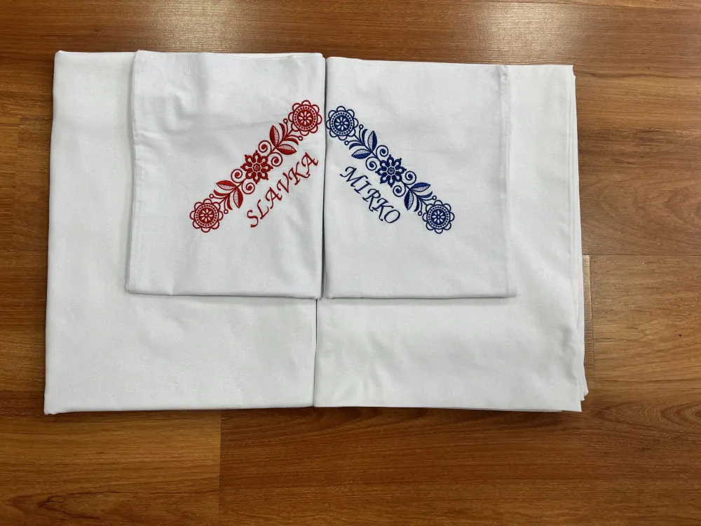 Ľanové jednofarebné obliečky