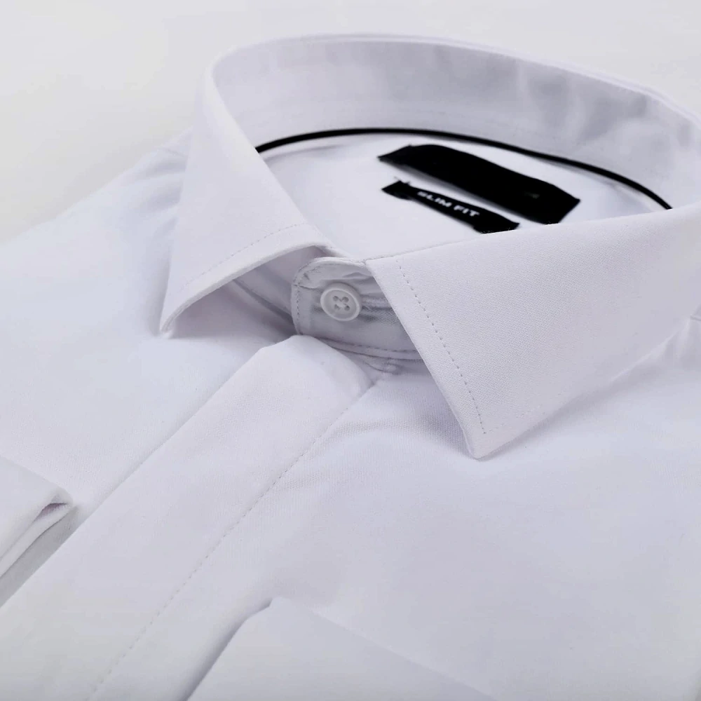 Košeľa biela na manžetové gombíky