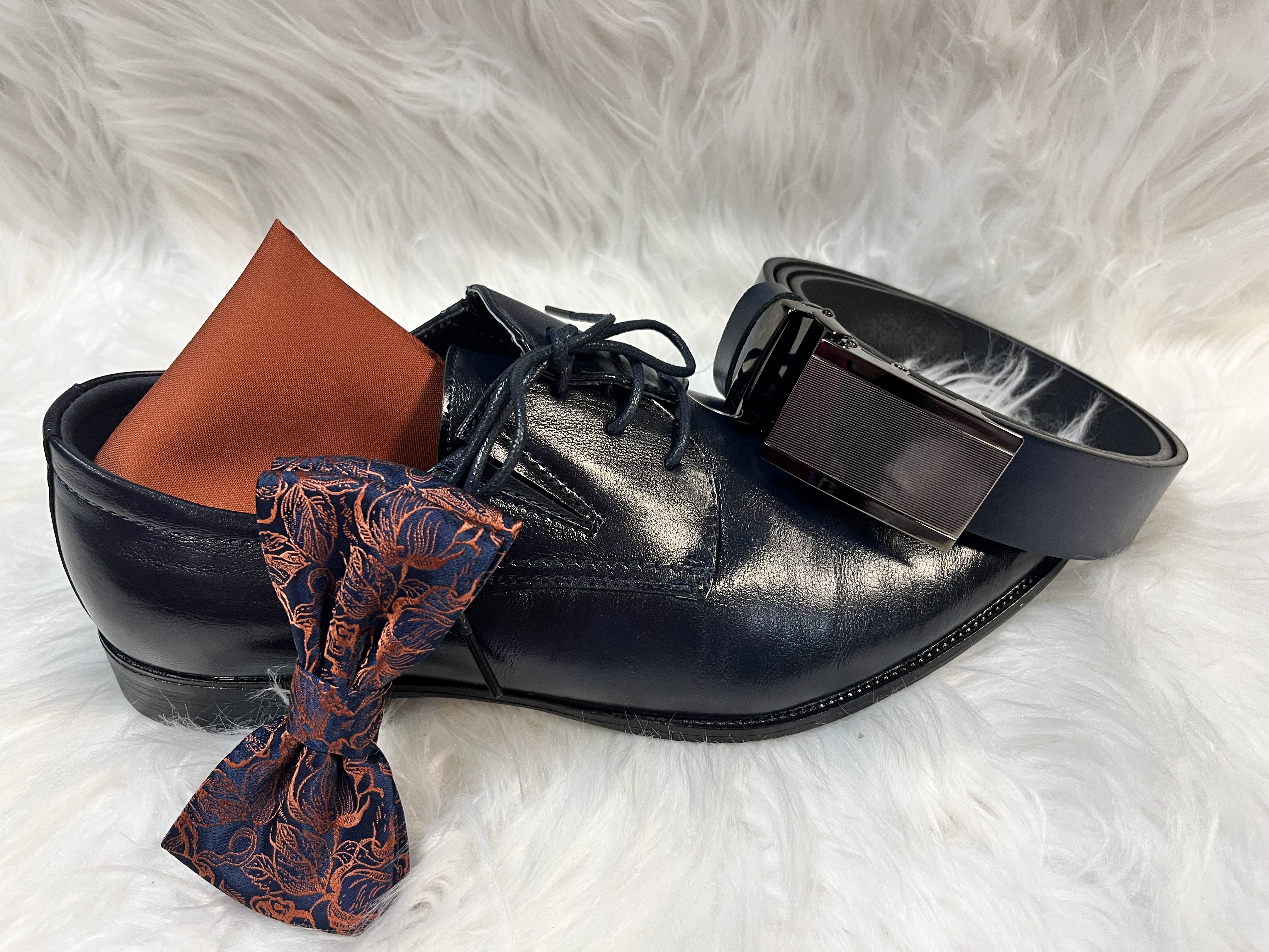 Čierne kožené topánky